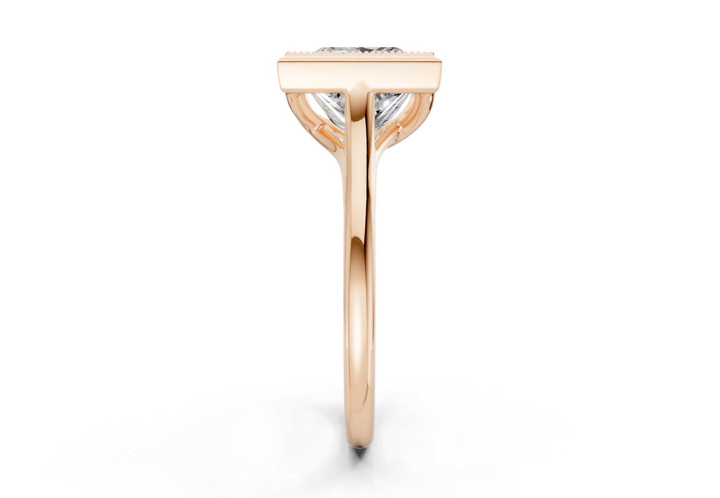 The Hudson Bezel Solitaire Engagement Ring