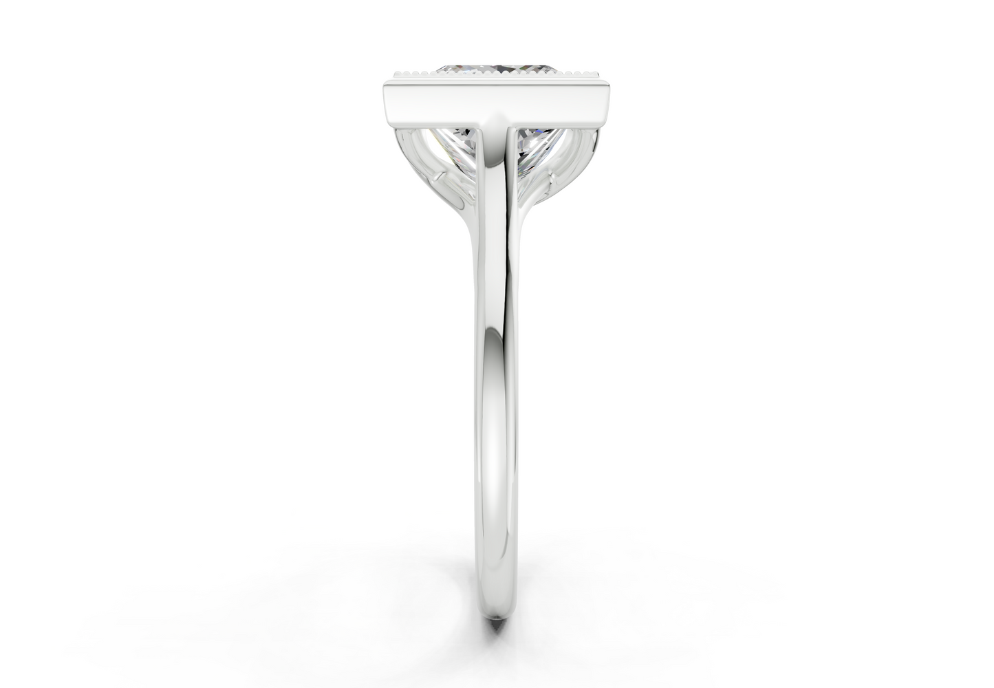 The Hudson Bezel Solitaire Engagement Ring