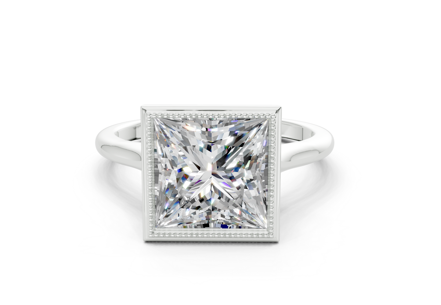 The Hudson Bezel Solitaire Engagement Ring
