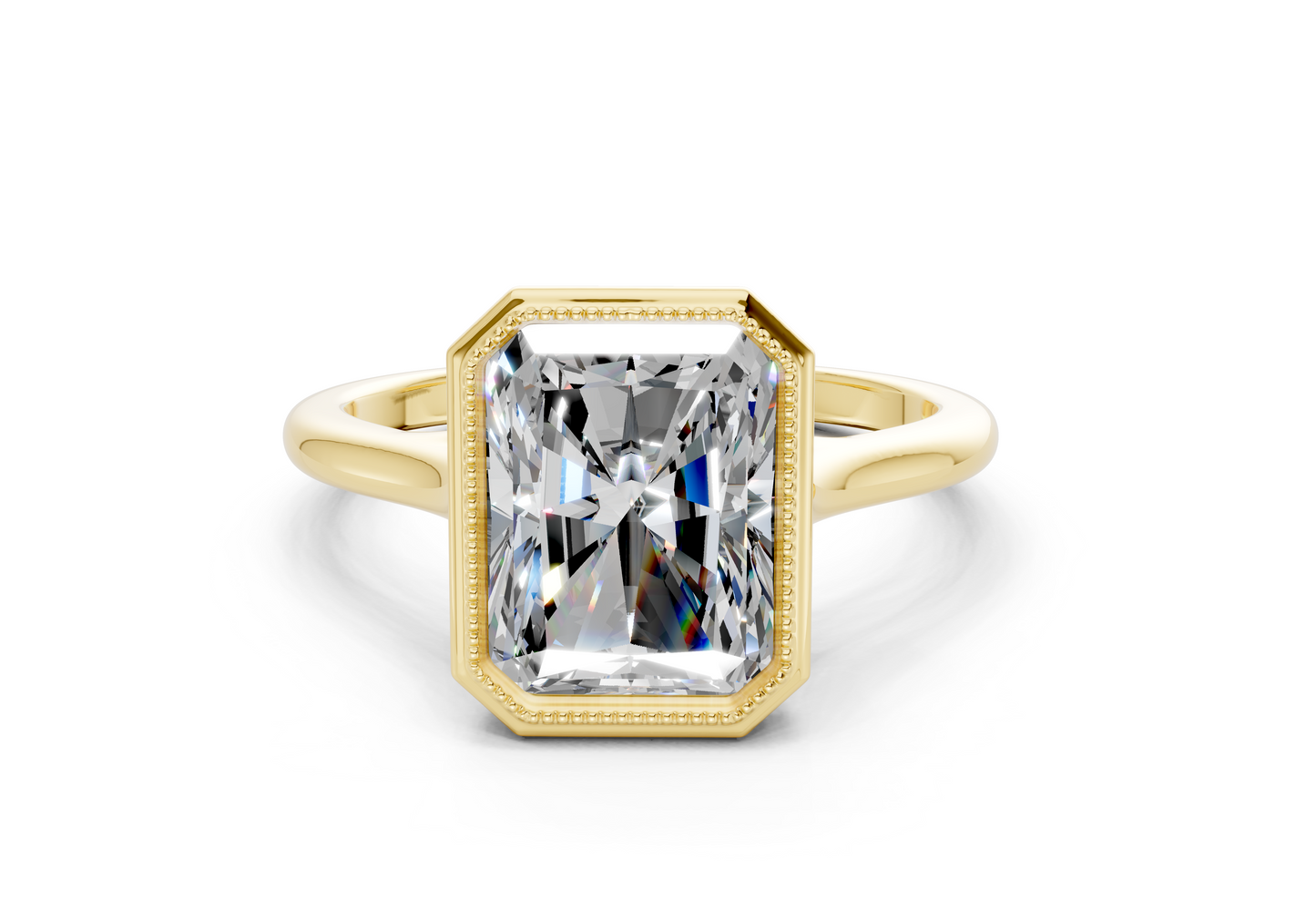 The Hudson Bezel Solitaire Engagement Ring