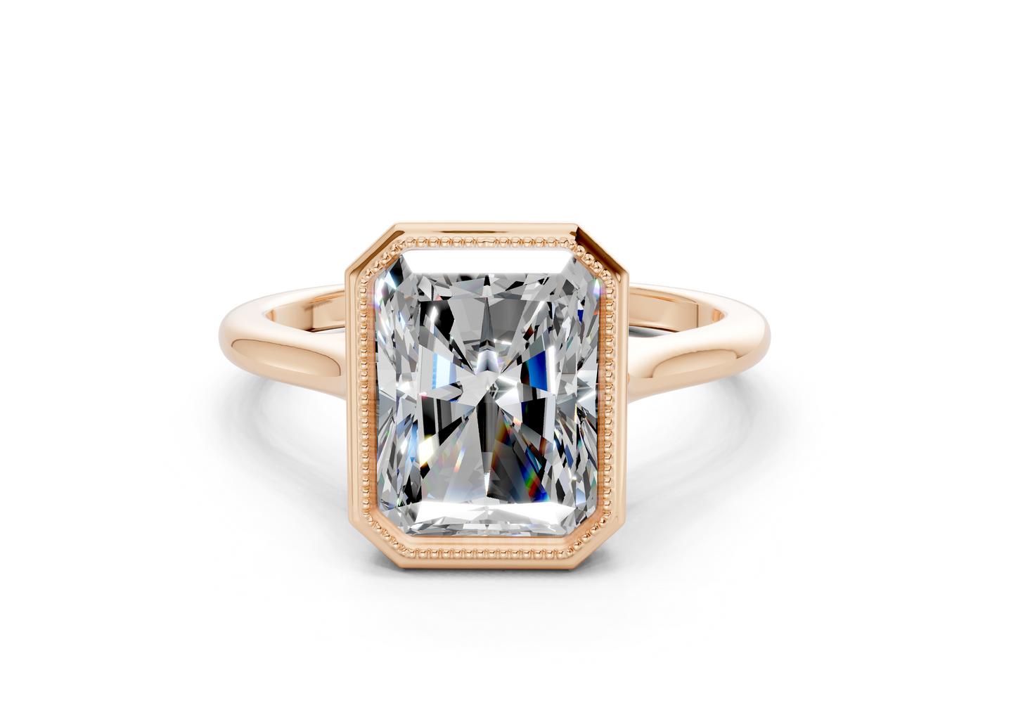 The Hudson Bezel Solitaire Engagement Ring