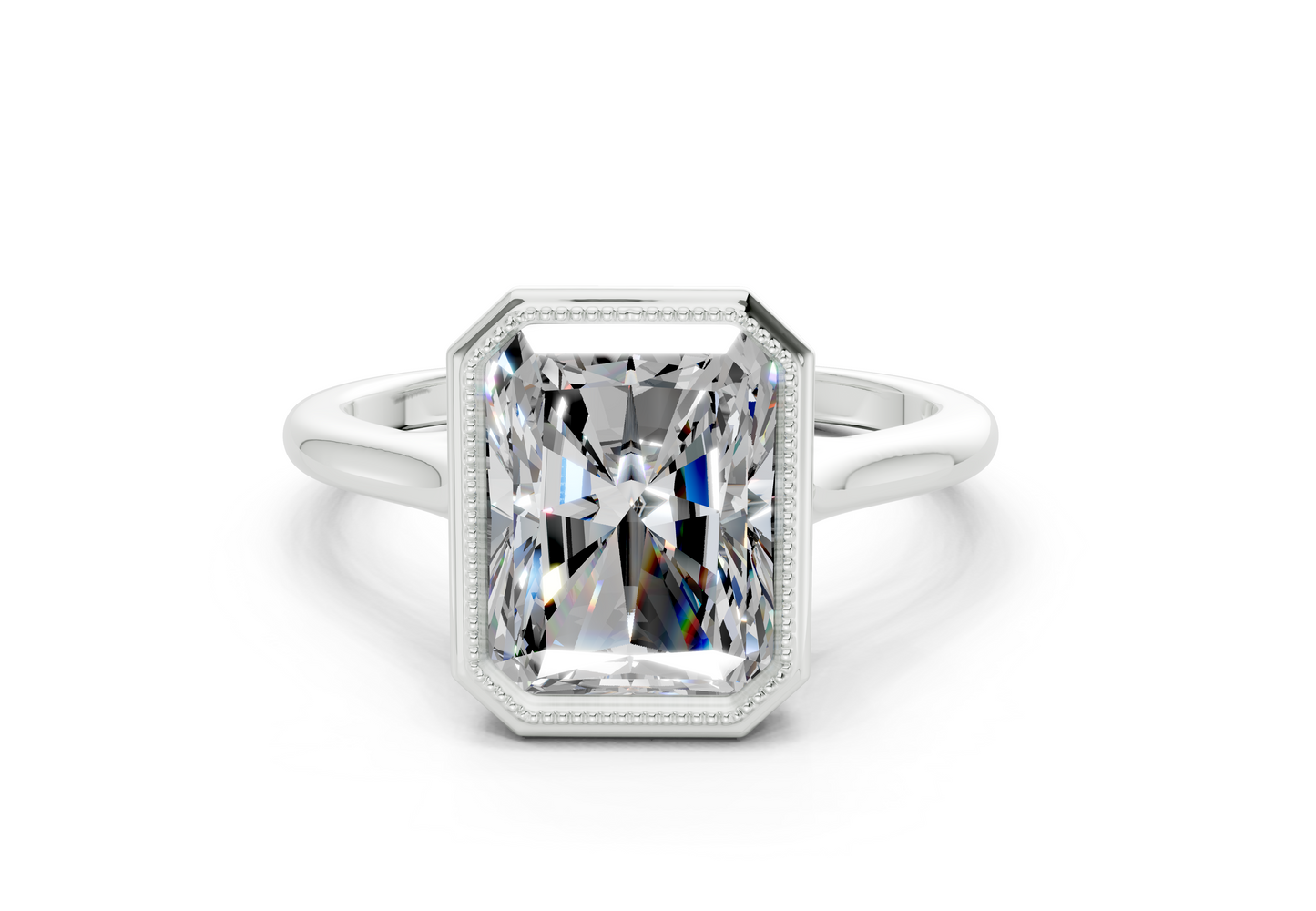 The Hudson Bezel Solitaire Engagement Ring
