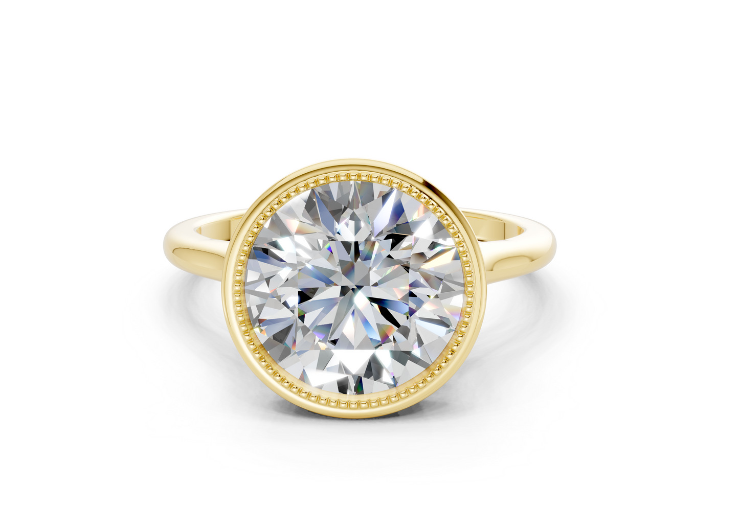 The Hudson Bezel Solitaire Engagement Ring