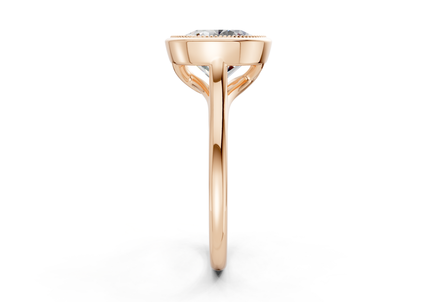 The Hudson Bezel Solitaire Engagement Ring