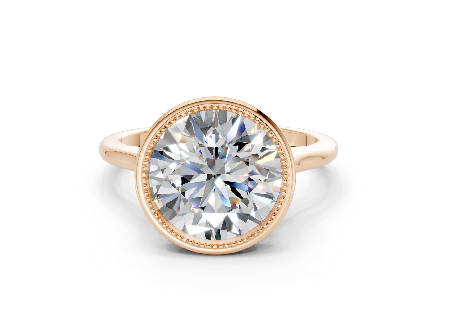 The Hudson Bezel Solitaire Engagement Ring