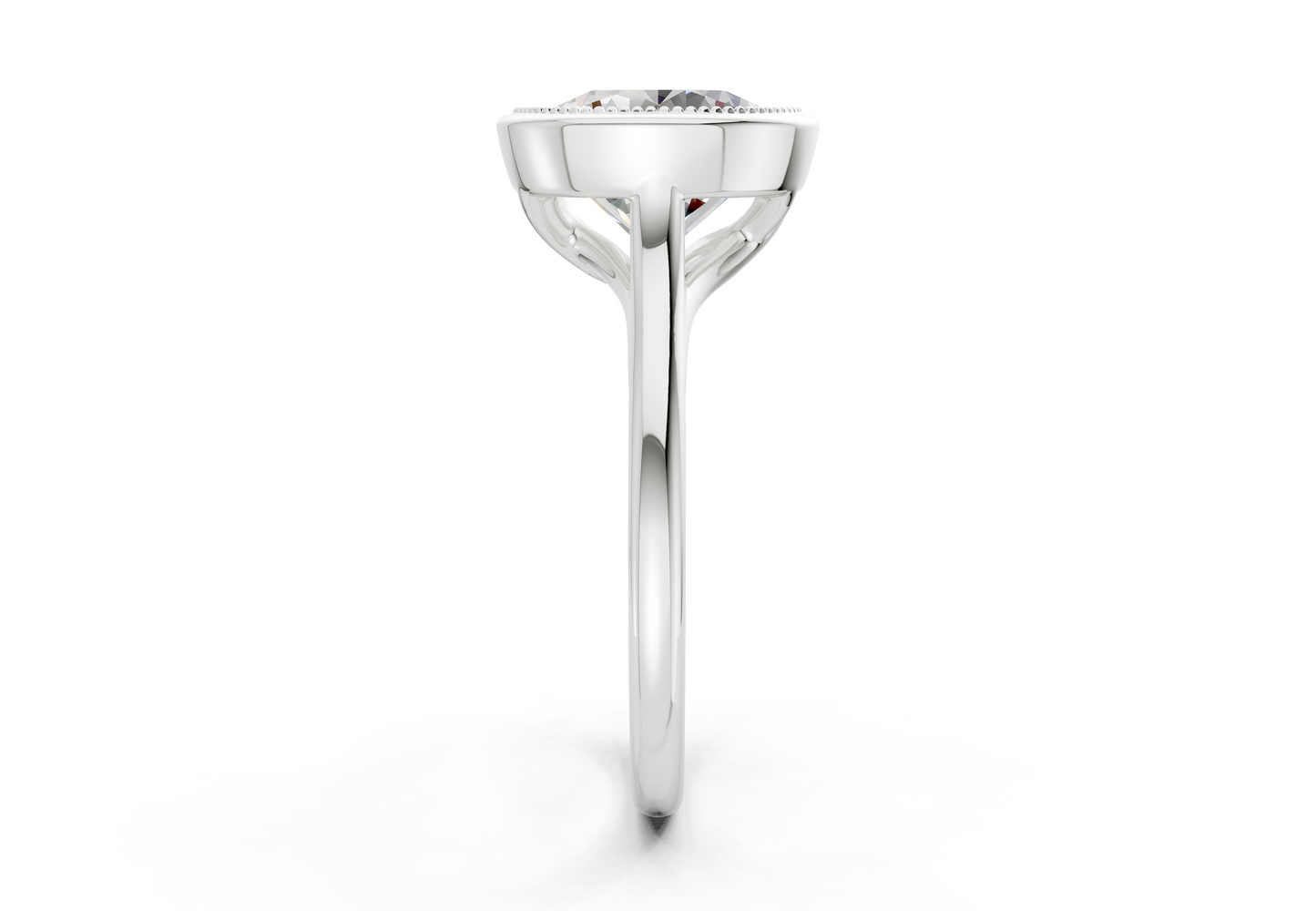 The Hudson Bezel Solitaire Engagement Ring