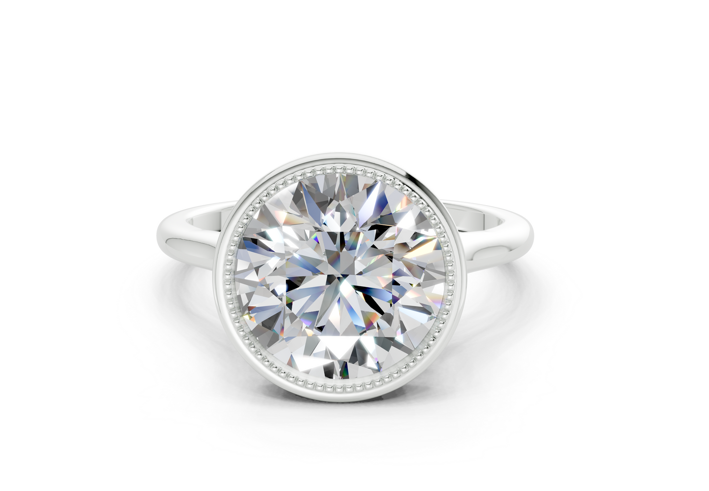 The Hudson Bezel Solitaire Engagement Ring