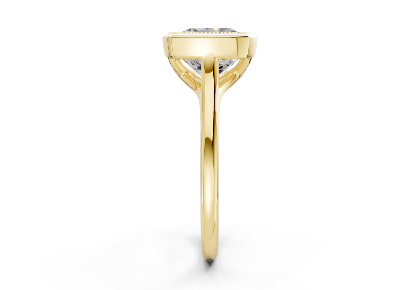 The Hudson Bezel Solitaire Engagement Ring
