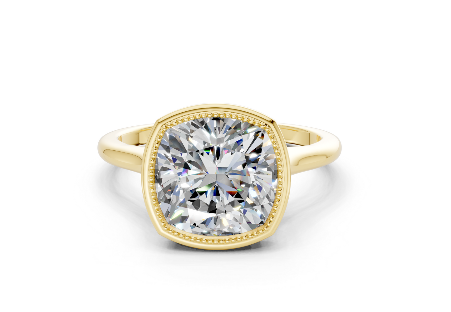 The Hudson Bezel Solitaire Engagement Ring