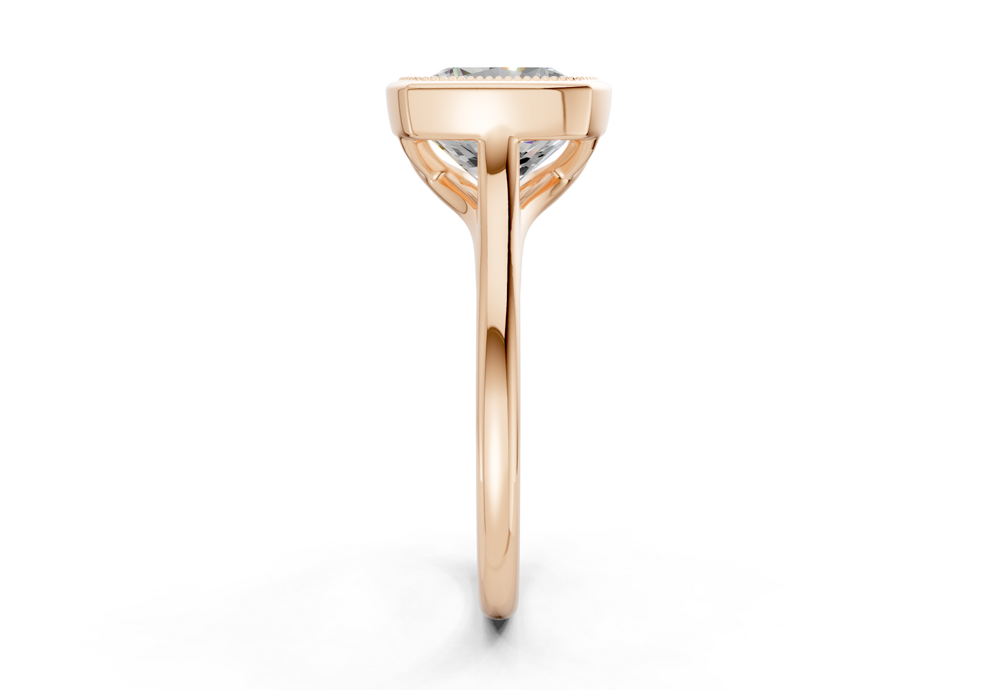 The Hudson Bezel Solitaire Engagement Ring