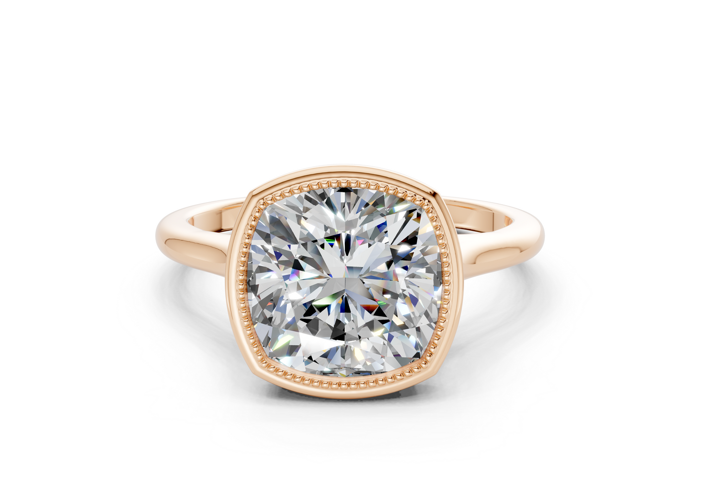 The Hudson Bezel Solitaire Engagement Ring