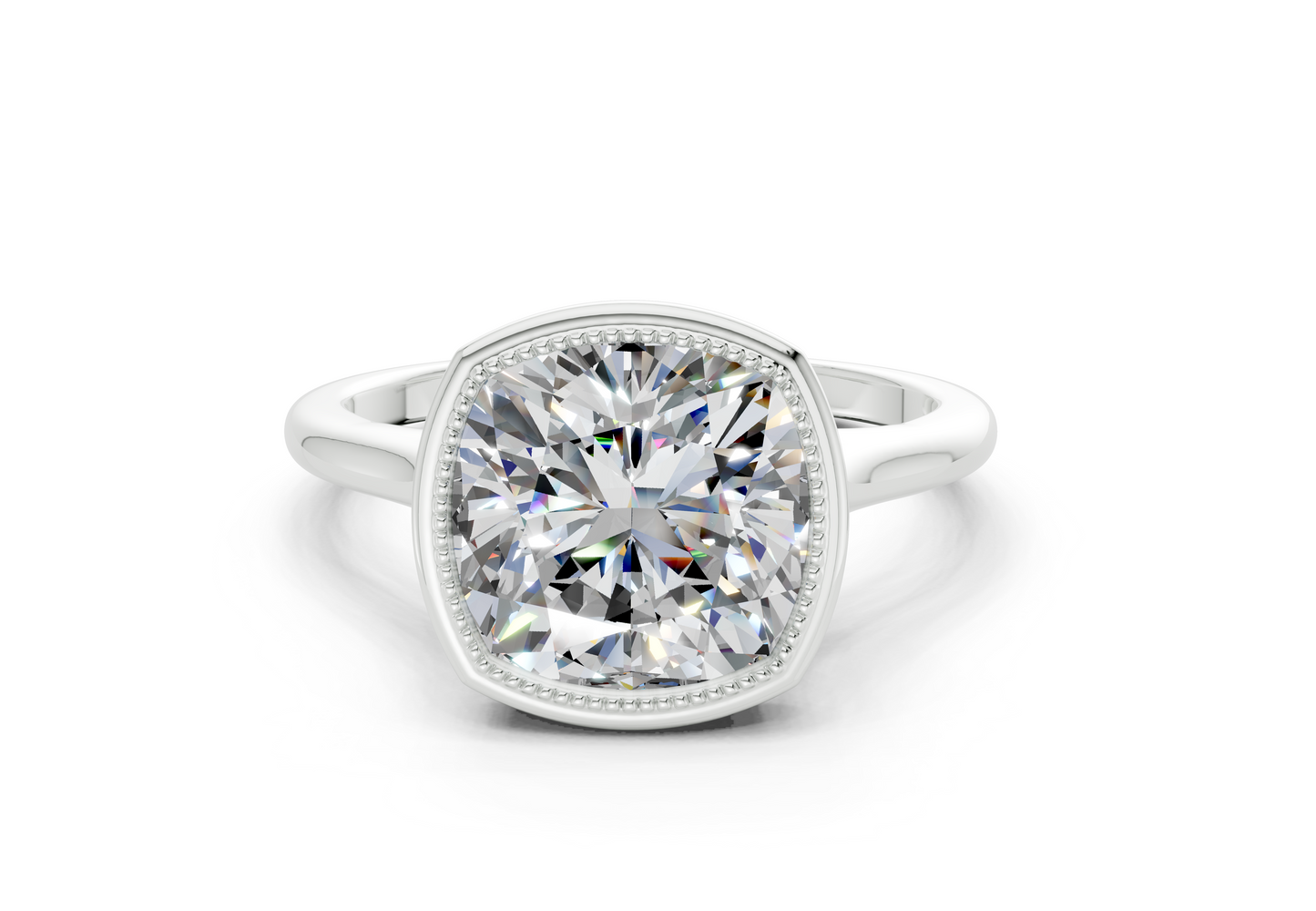 The Hudson Bezel Solitaire Engagement Ring