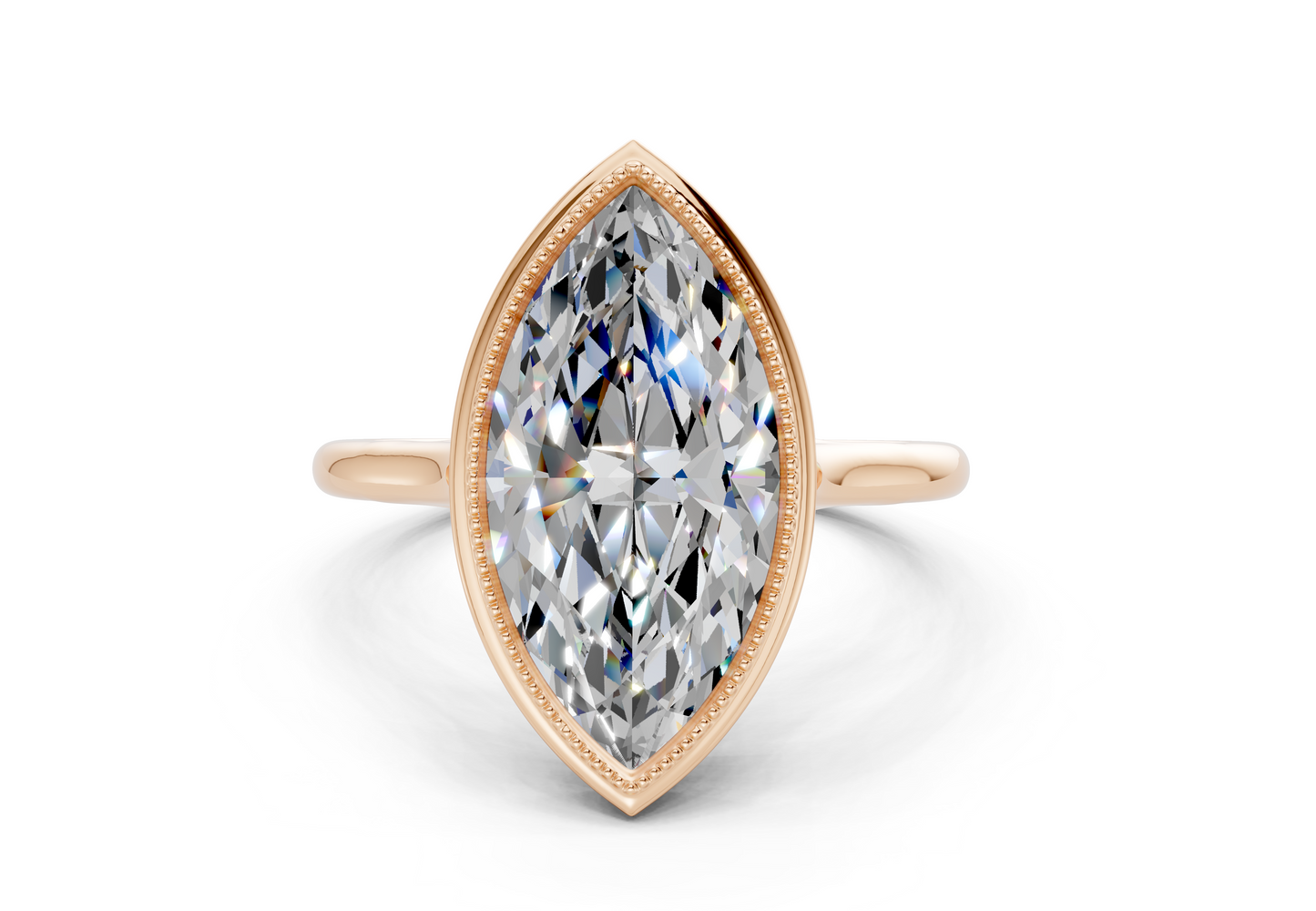 The Hudson Bezel Solitaire Engagement Ring