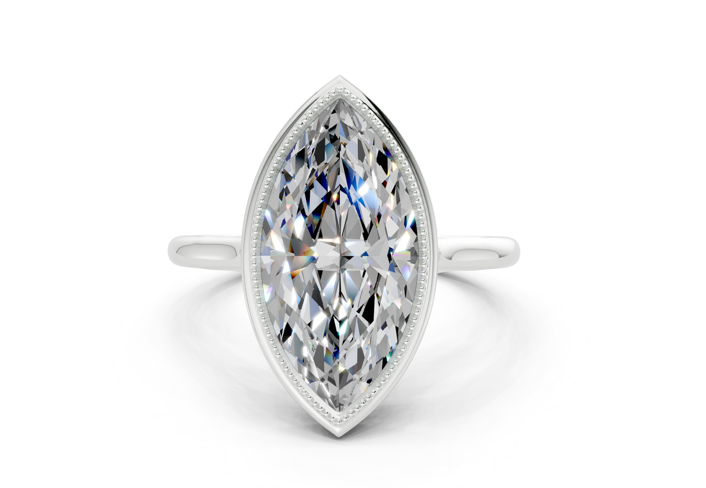 The Hudson Bezel Solitaire Engagement Ring