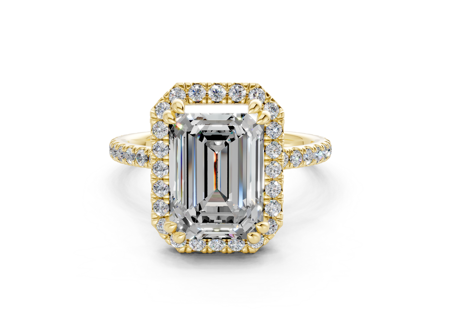 The Fifth Avenue Halo Engagement Ring