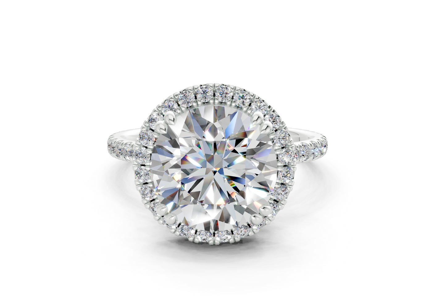 The Fifth Avenue Halo Engagement Ring