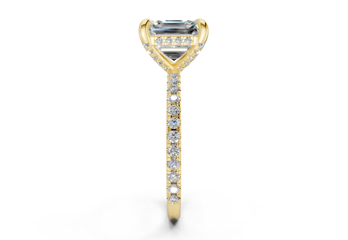 The Carrington Pavé Engagement Ring