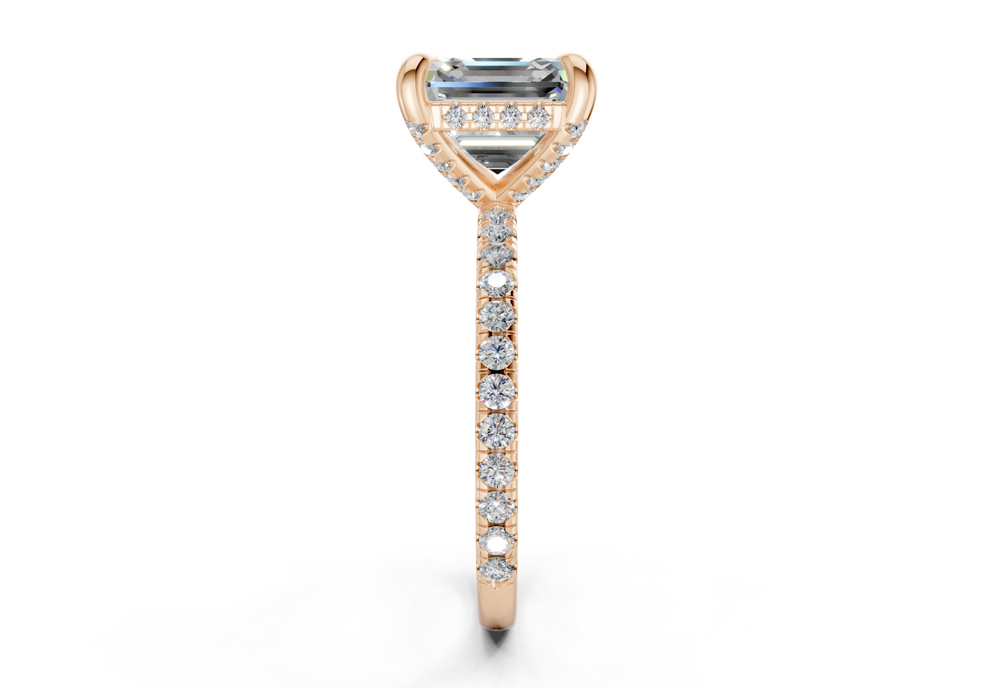 The Carrington Pavé Engagement Ring