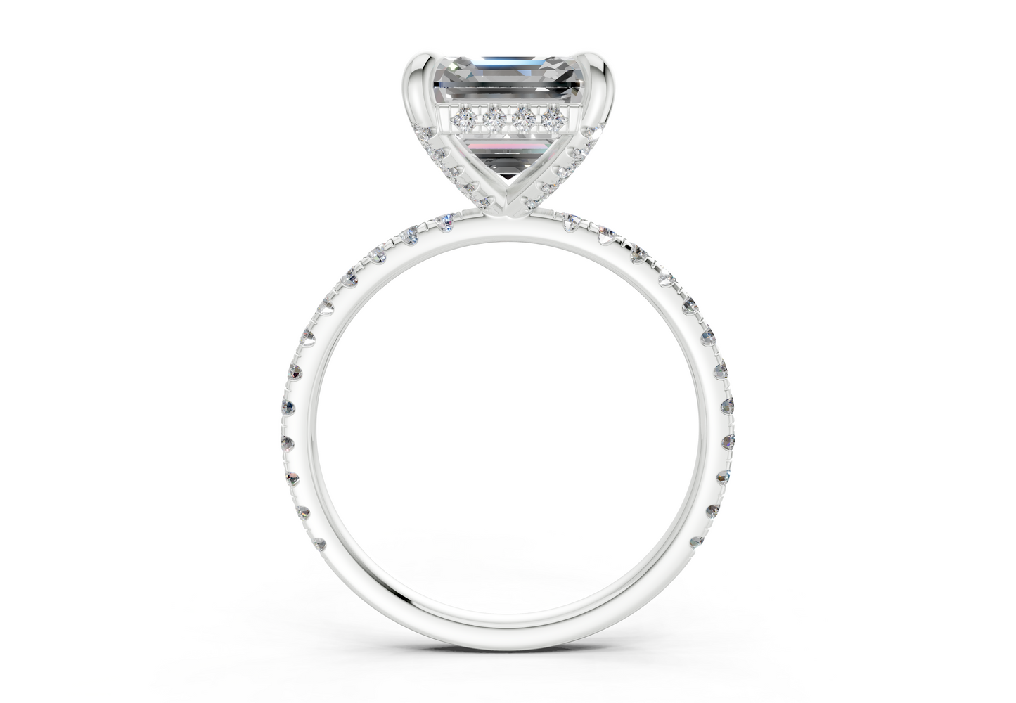 The Carrington Pavé Engagement Ring