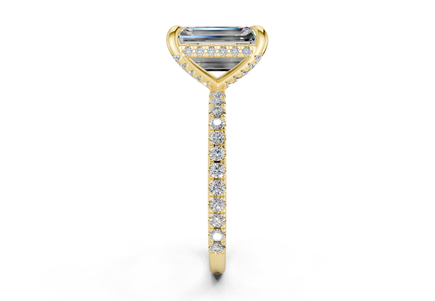 The Carrington Pavé Engagement Ring