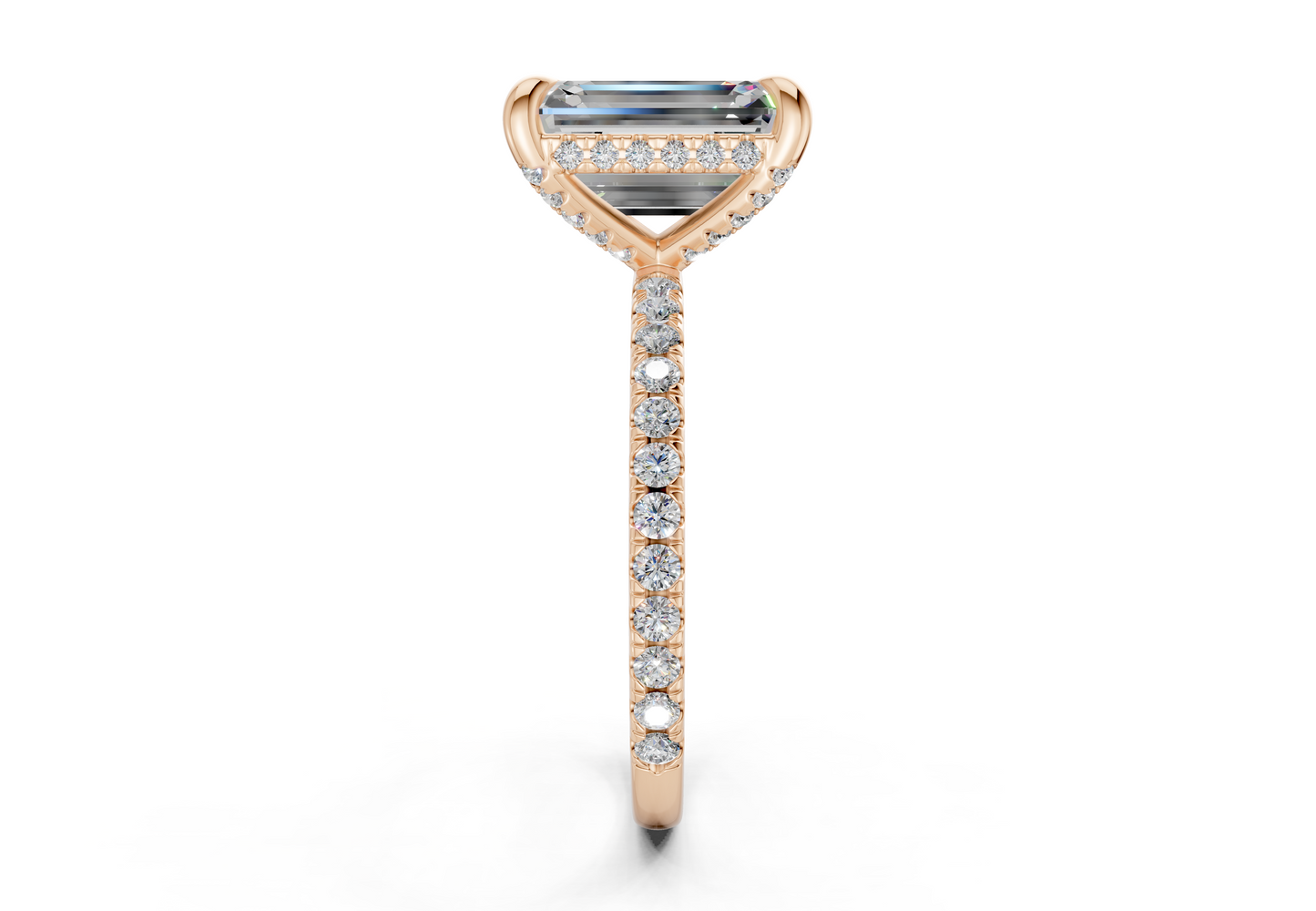 The Carrington Pavé Engagement Ring