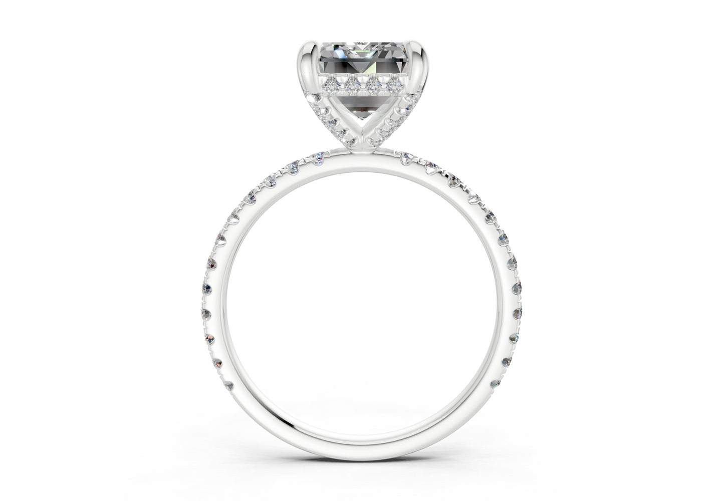 The Carrington Pavé Engagement Ring