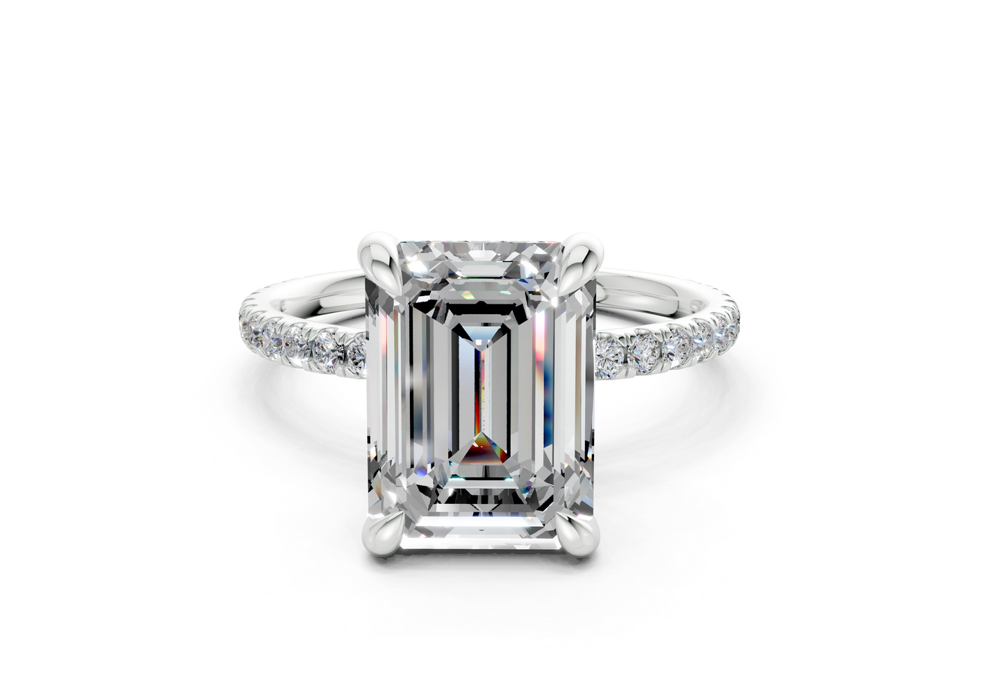 The Carrington Pavé Engagement Ring