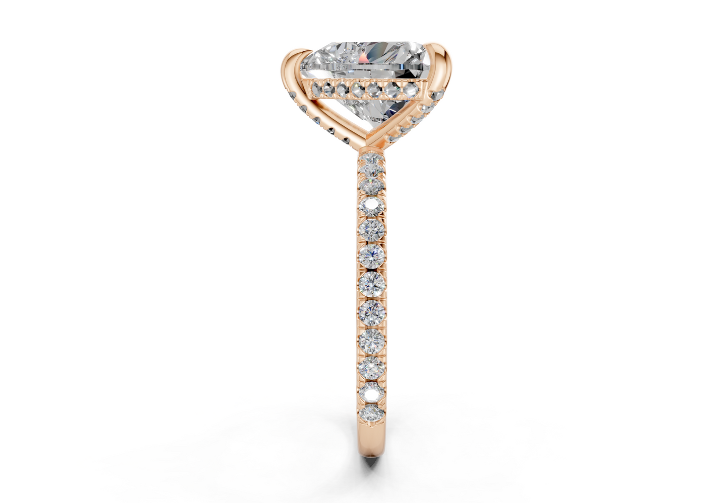 The Carrington Pavé Engagement Ring