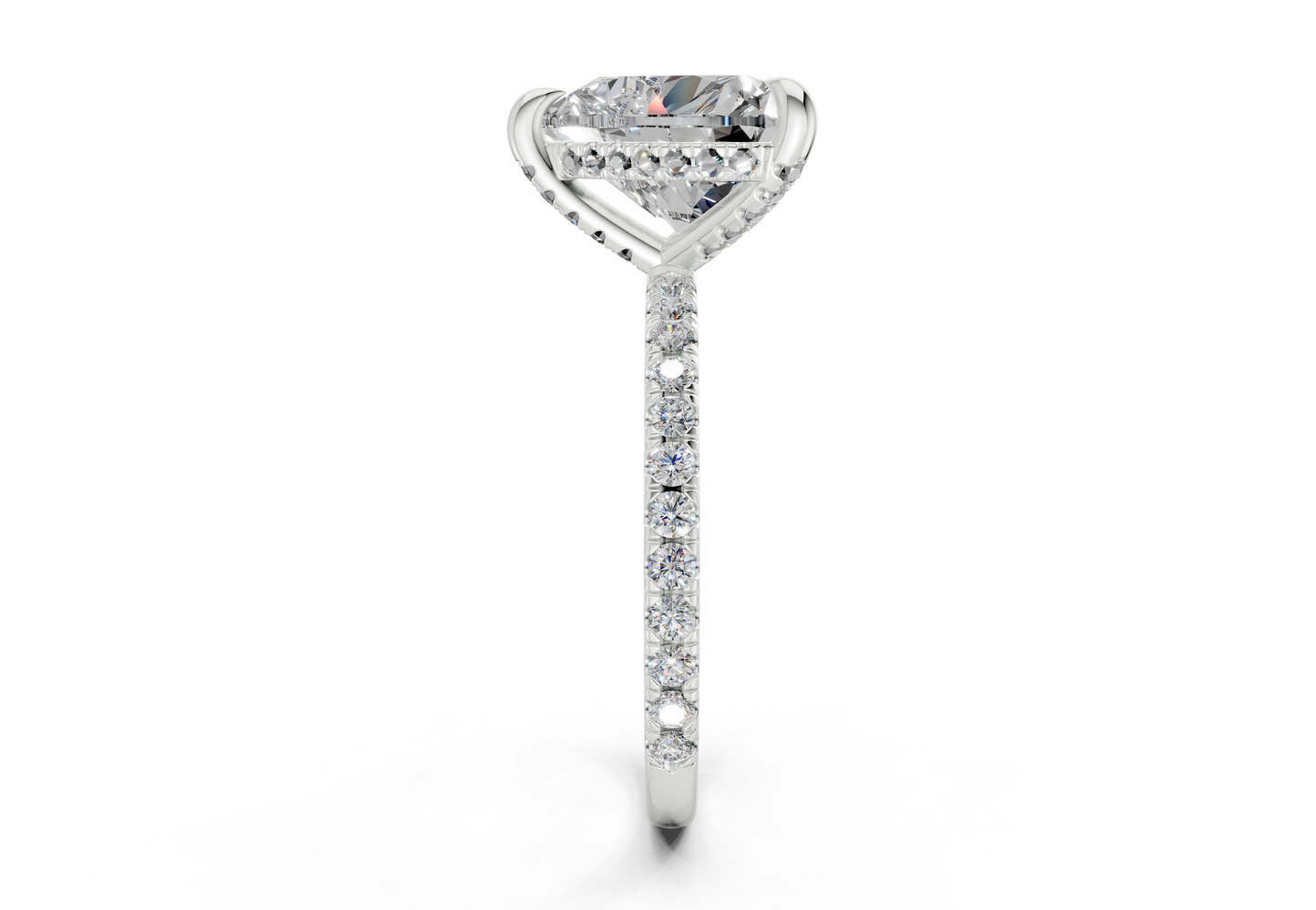 The Carrington Pavé Engagement Ring