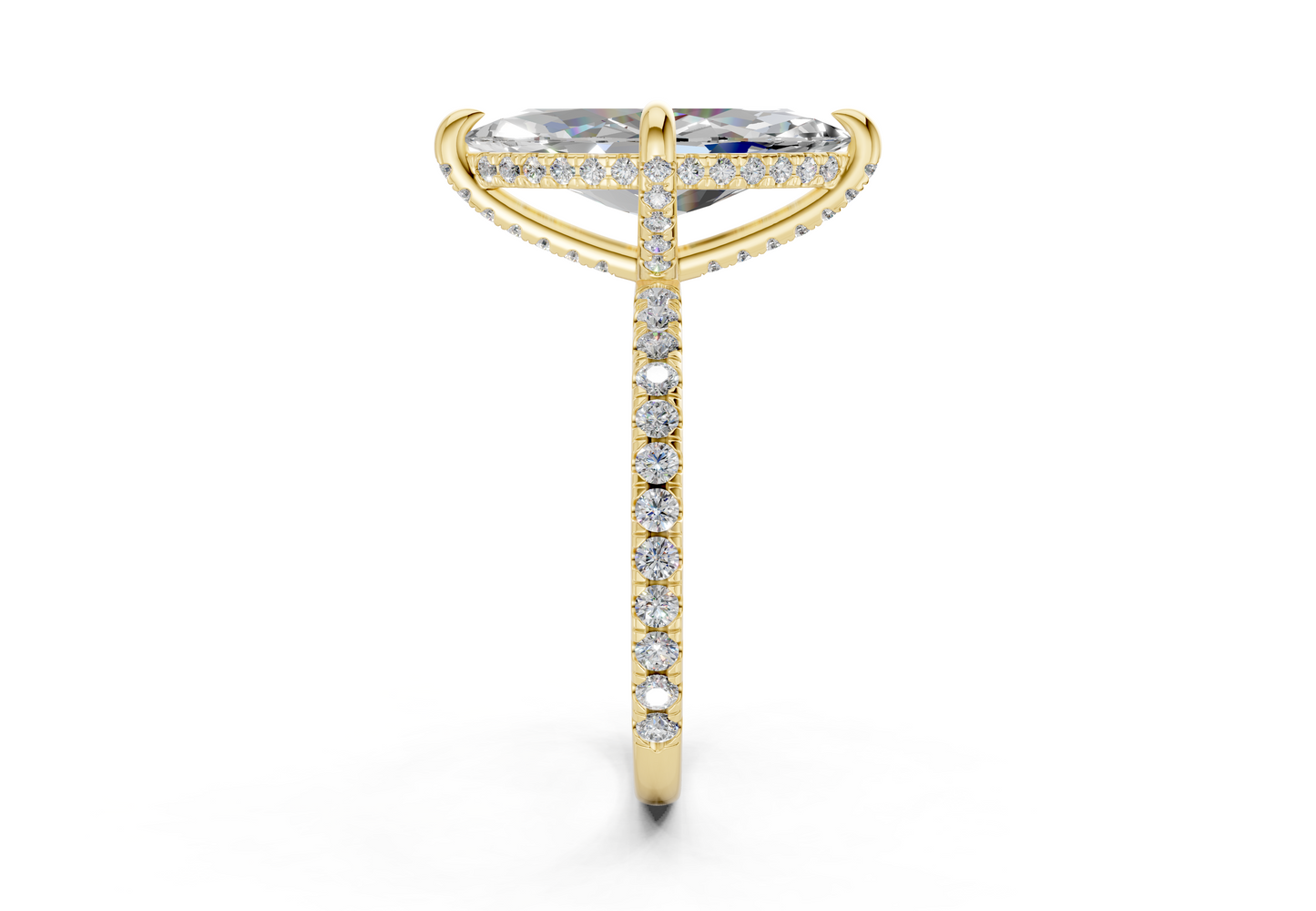 The Carrington Pavé Engagement Ring