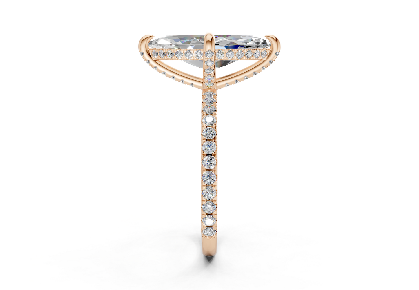 The Carrington Pavé Engagement Ring