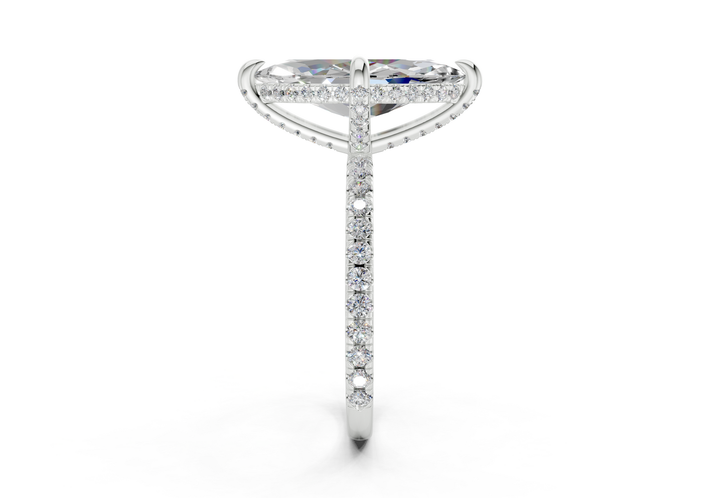 The Carrington Pavé Engagement Ring