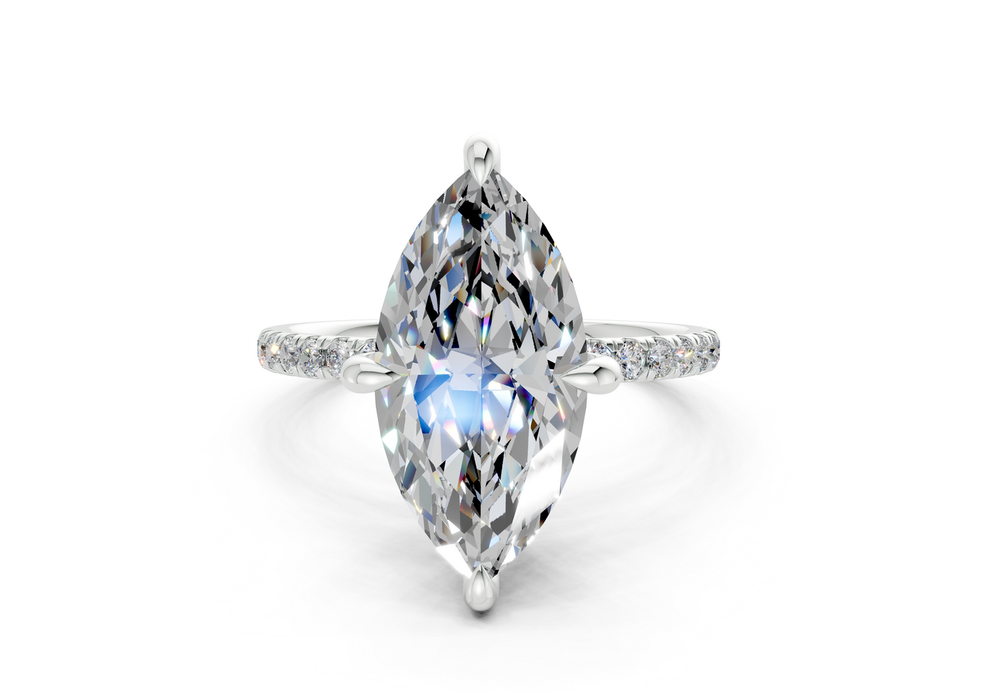 The Carrington Pavé Engagement Ring