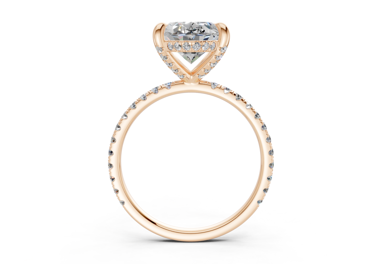 The Carrington Pavé Engagement Ring