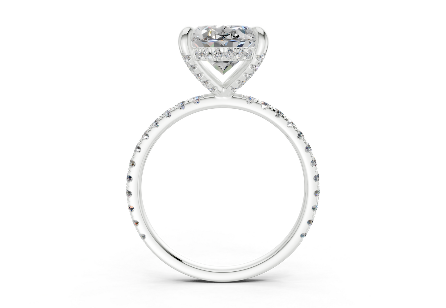 The Carrington Pavé Engagement Ring