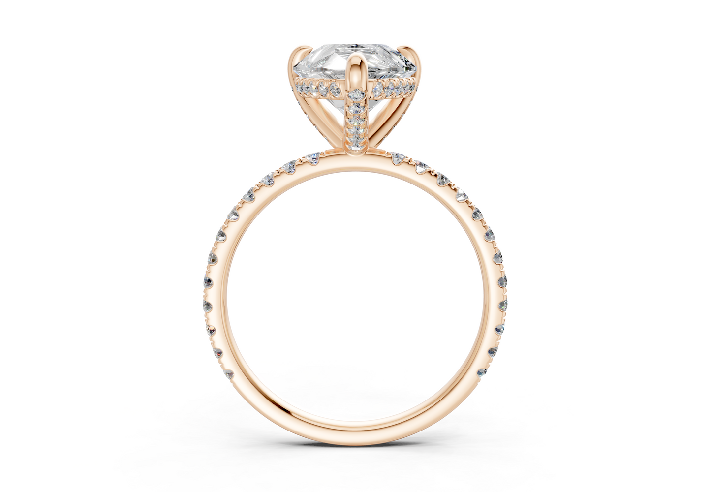 The Carrington Pavé Engagement Ring