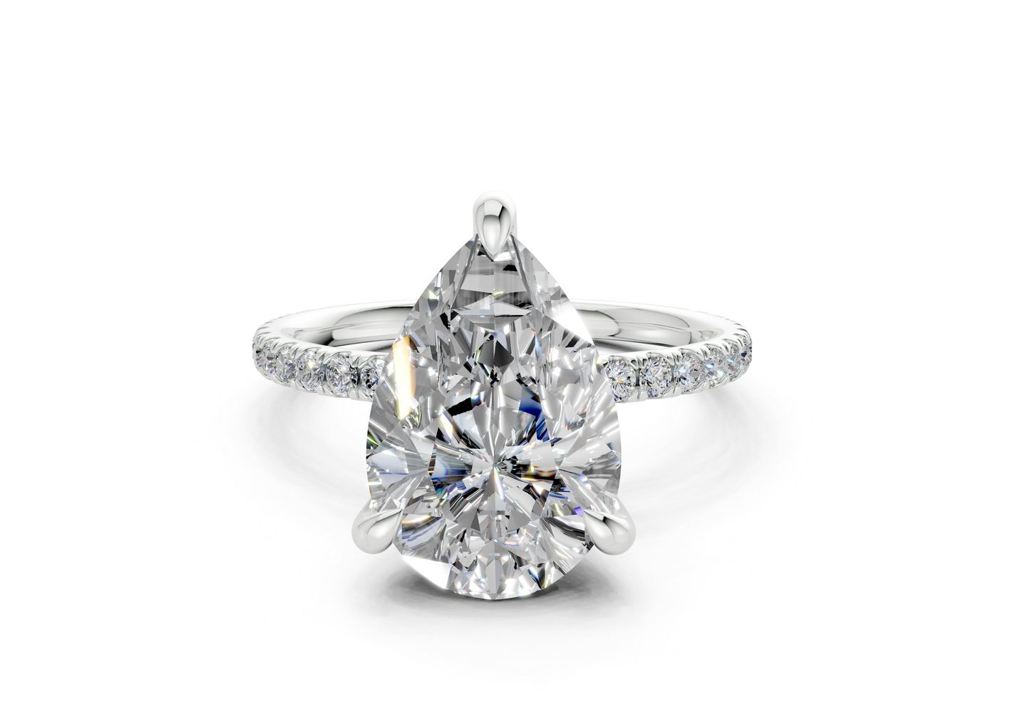 The Carrington Pavé Engagement Ring
