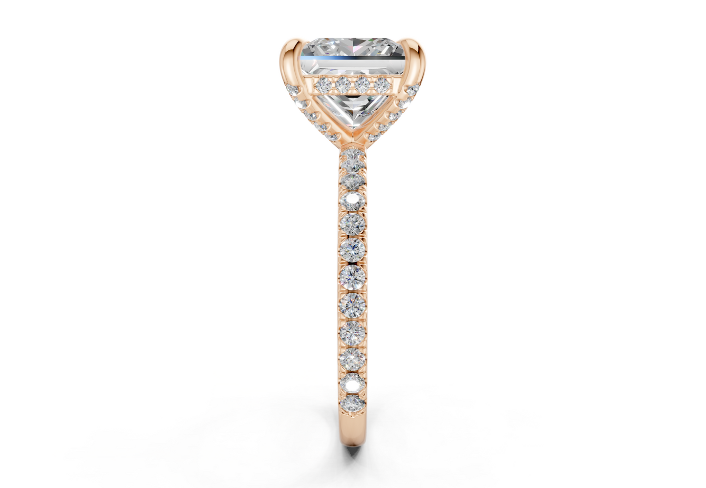 The Carrington Pavé Engagement Ring