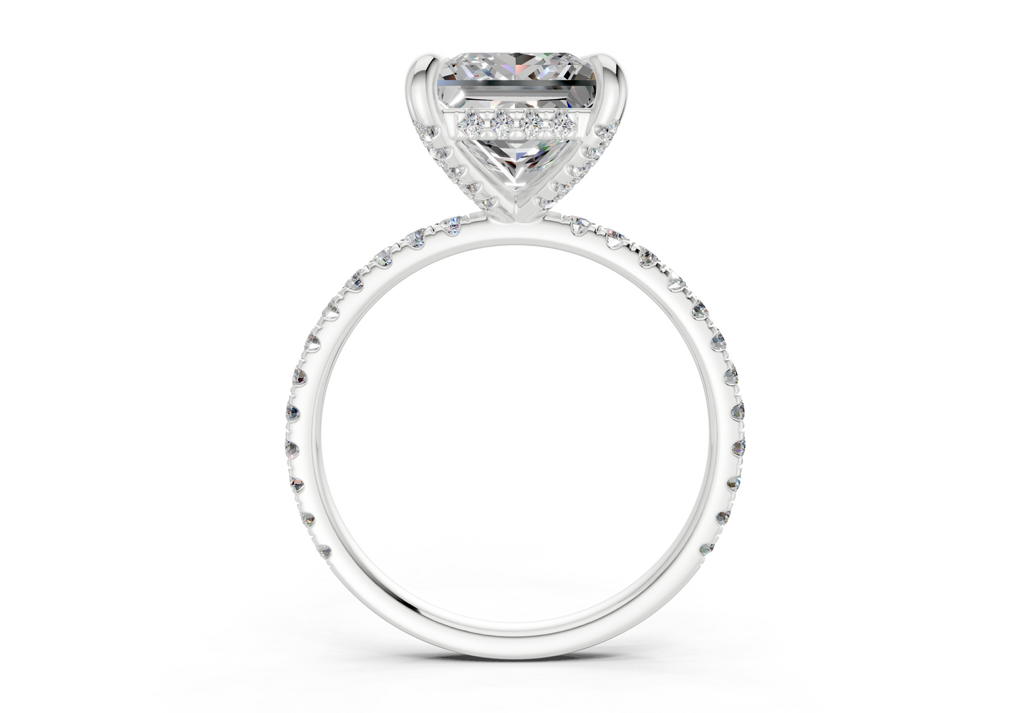 The Carrington Pavé Engagement Ring