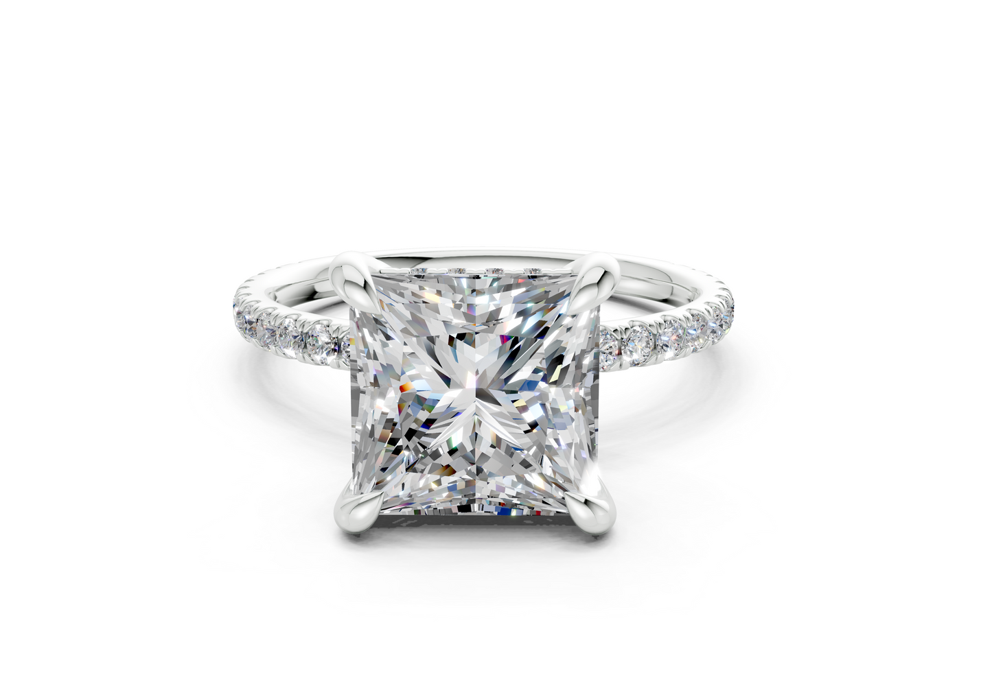 The Carrington Pavé Engagement Ring