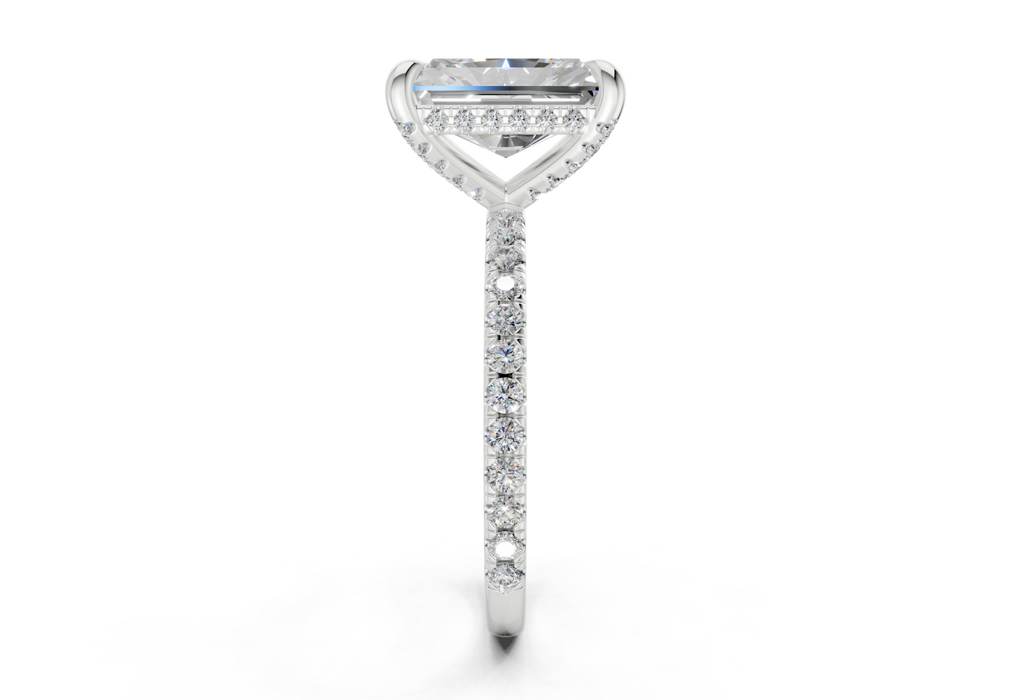 The Carrington Pavé Engagement Ring