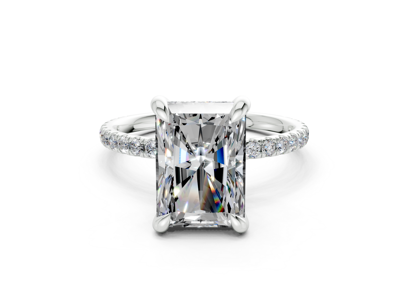 The Carrington Pavé Engagement Ring