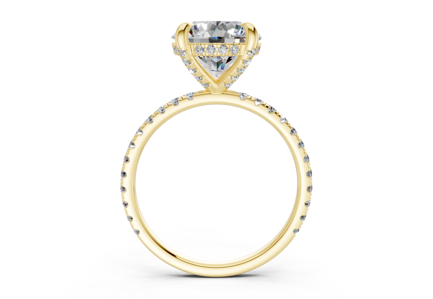 The Carrington Pavé Engagement Ring