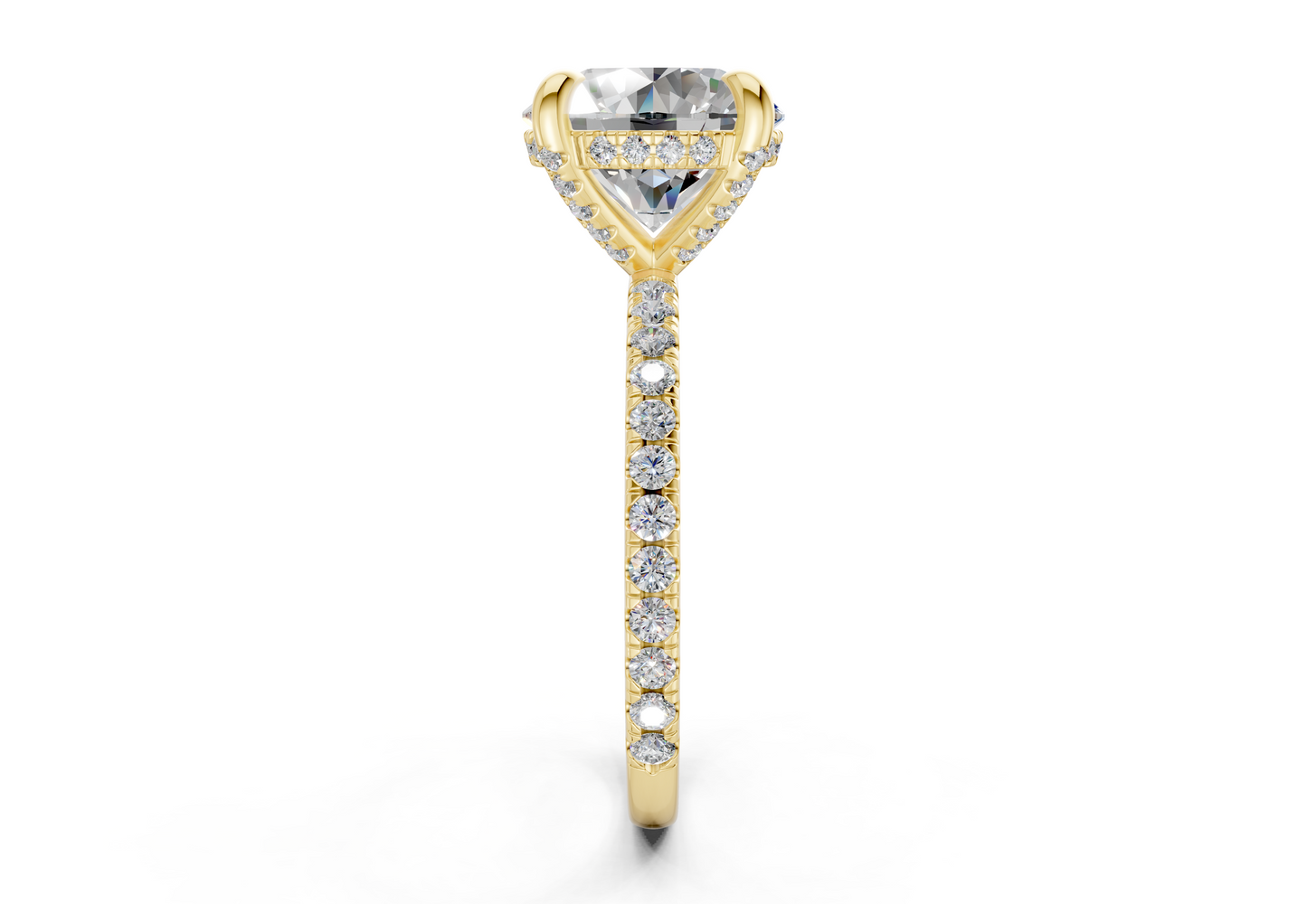 The Carrington Pavé Engagement Ring