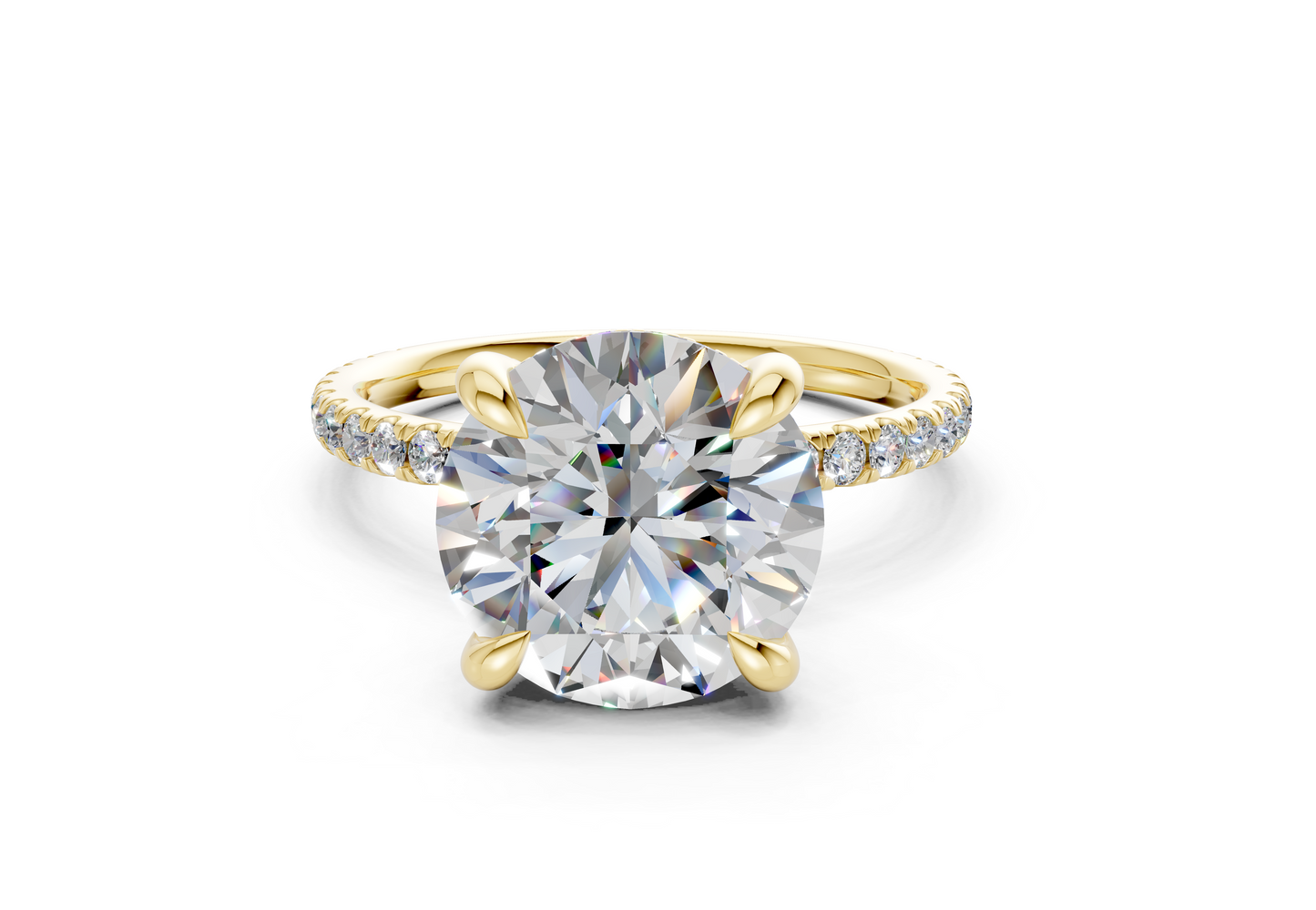 The Carrington Pavé Engagement Ring