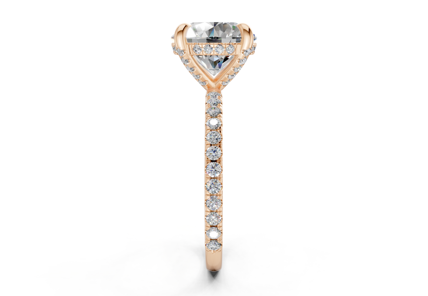 The Carrington Pavé Engagement Ring