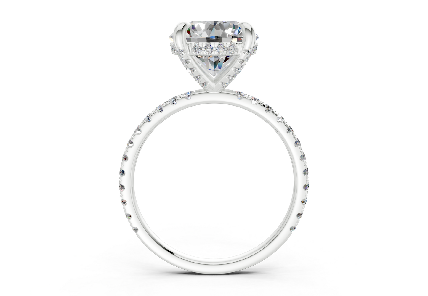 The Carrington Pavé Engagement Ring