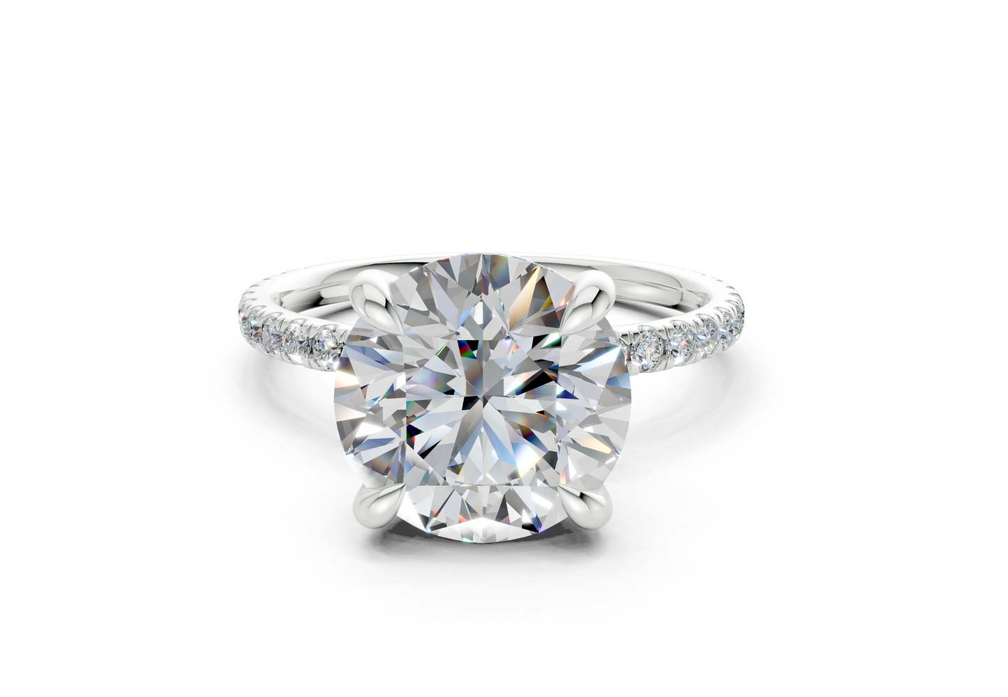 The Carrington Pavé Engagement Ring