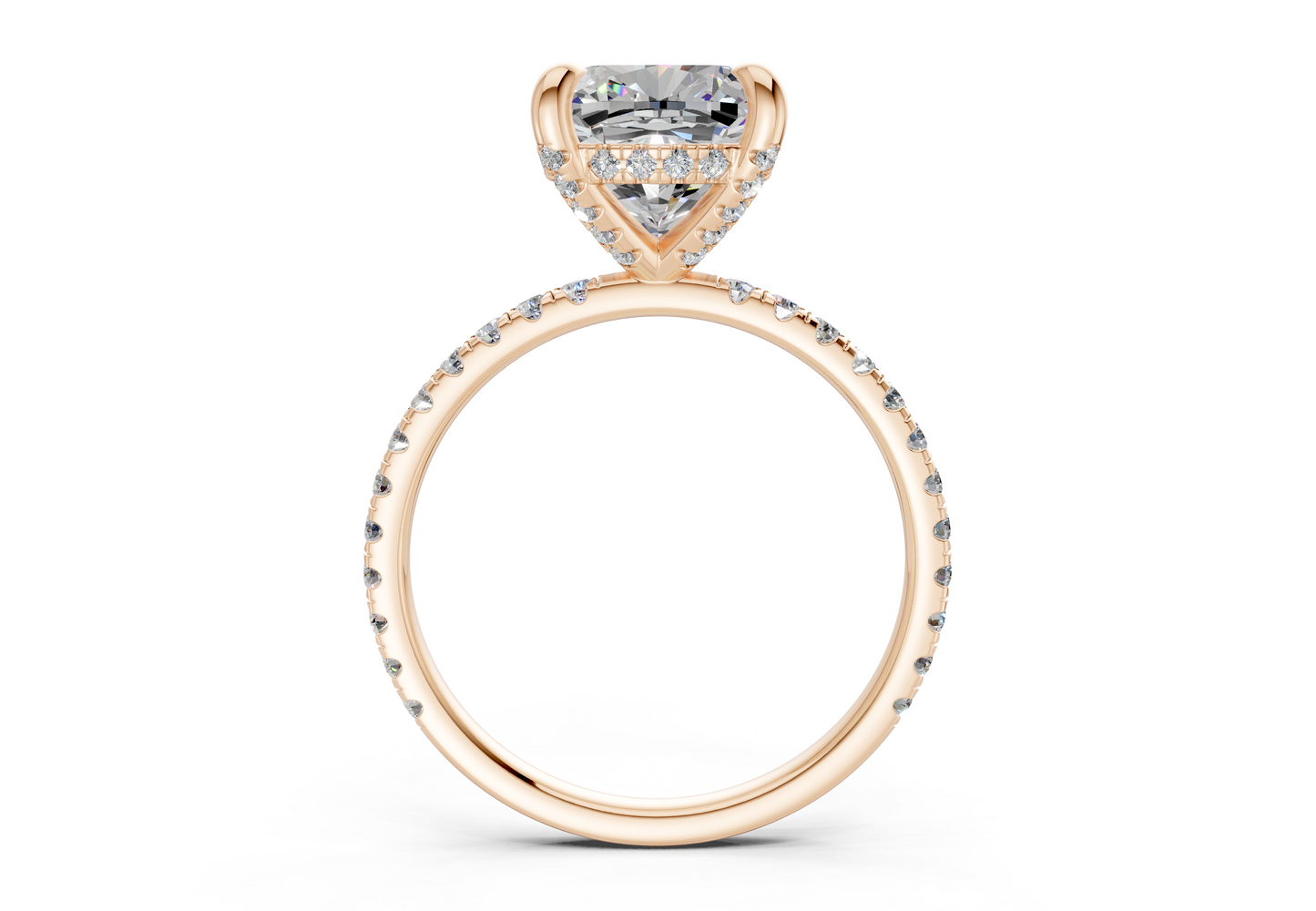 The Carrington Pavé Engagement Ring