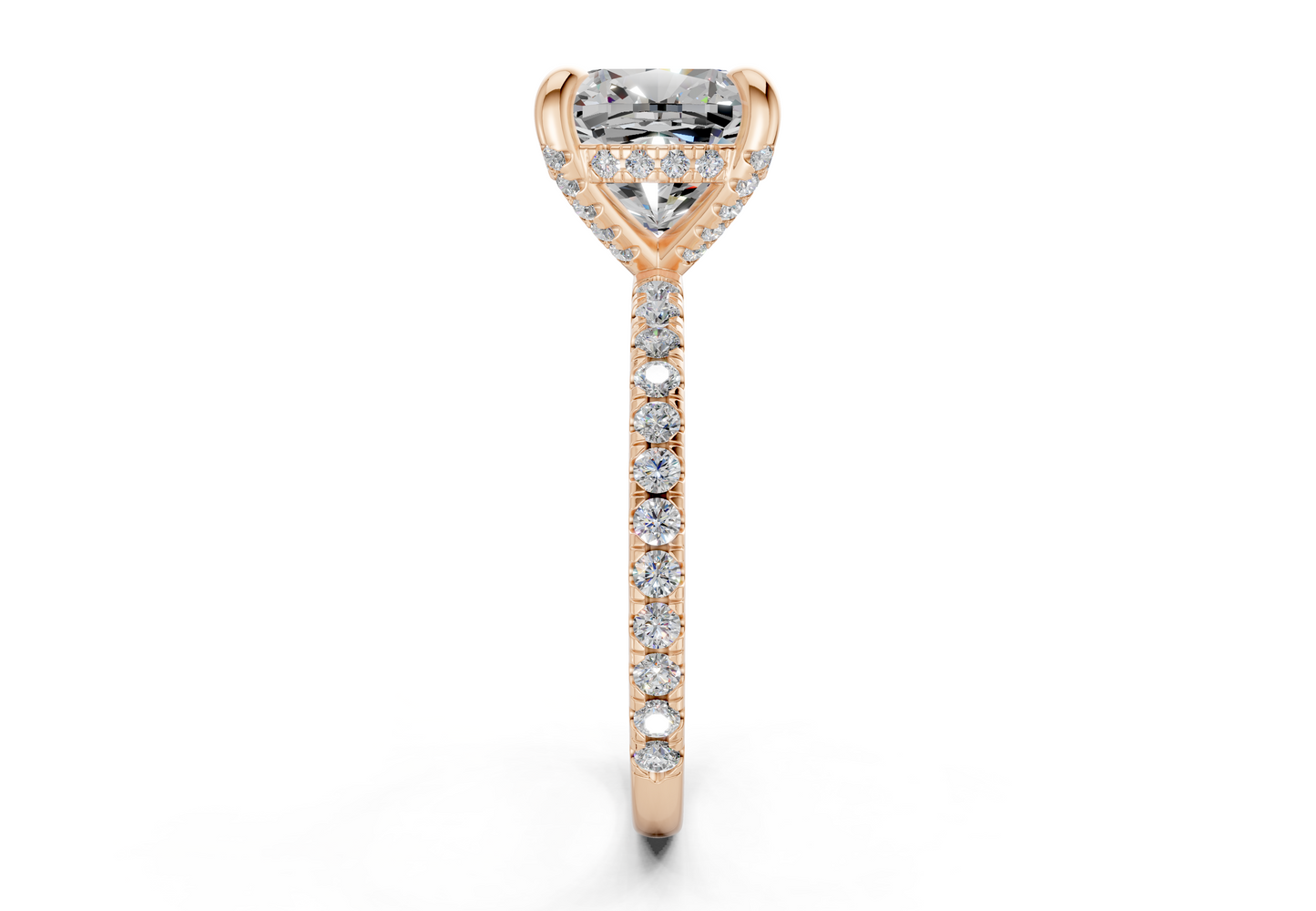 The Carrington Pavé Engagement Ring